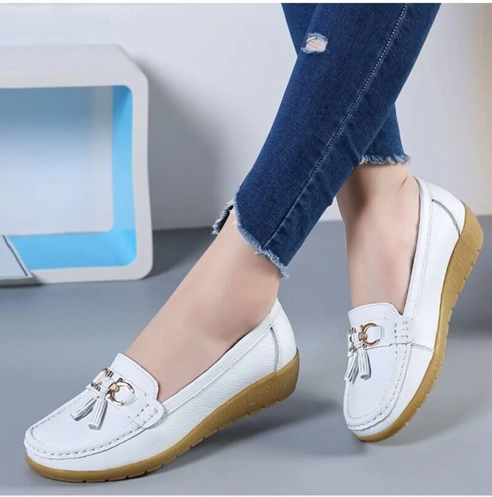 2022 Breathable Moccasins Shoes for Women,Orthopedic Sandals PR Soles Arch Support Ideal for Plantar Fasciitis, Foot & Heel Pain Relief (Blue 9) (Orange 9)