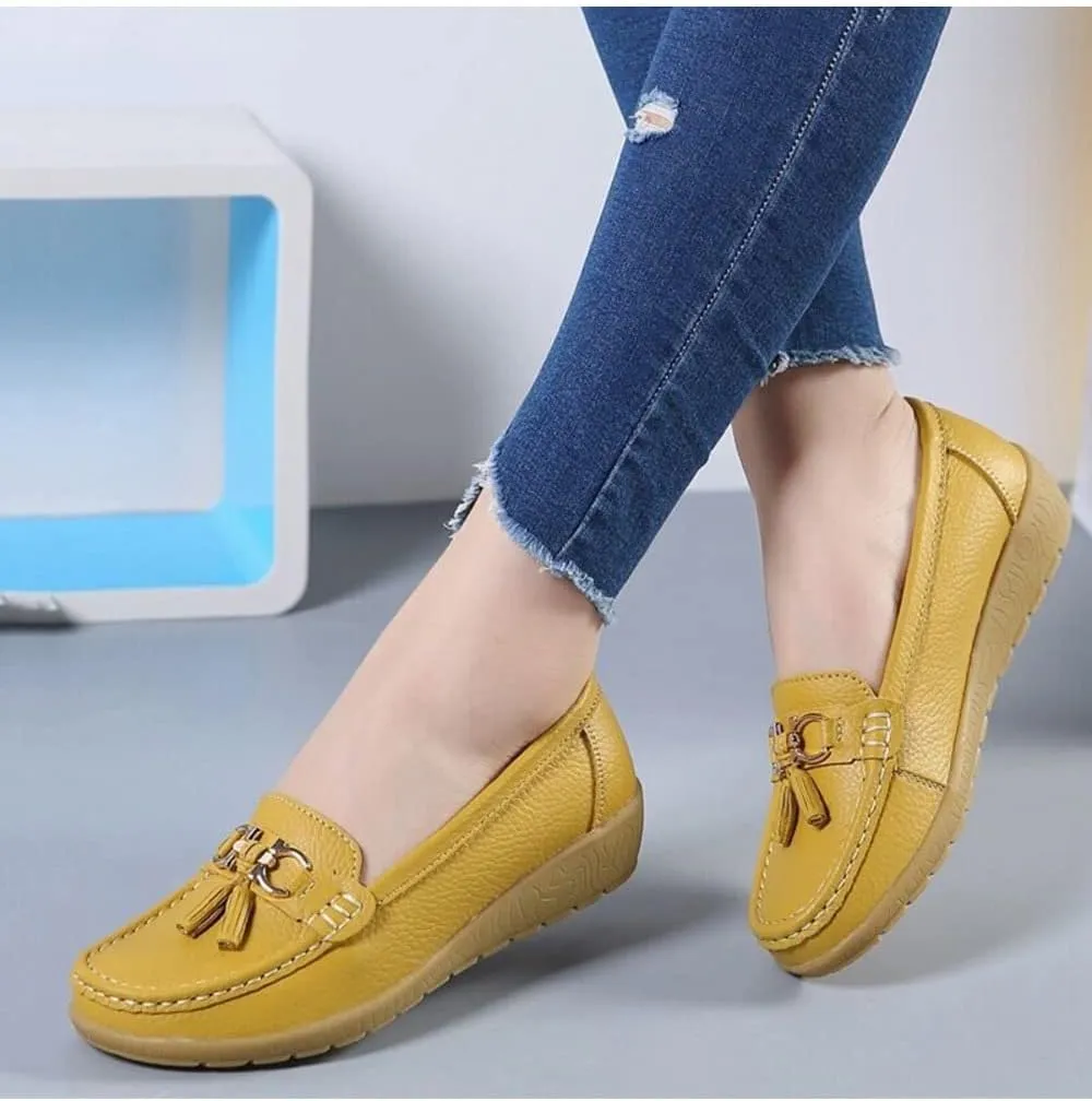 2022 Breathable Moccasins Shoes for Women,Orthopedic Sandals PR Soles Arch Support Ideal for Plantar Fasciitis, Foot & Heel Pain Relief (Blue 9) (Orange 9)
