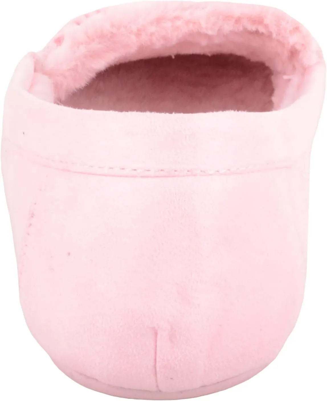 ABSOLUTE FOOTWEAR Womens Soft Bow Design Slip On Faux Fur Lined Moccasin Slippers