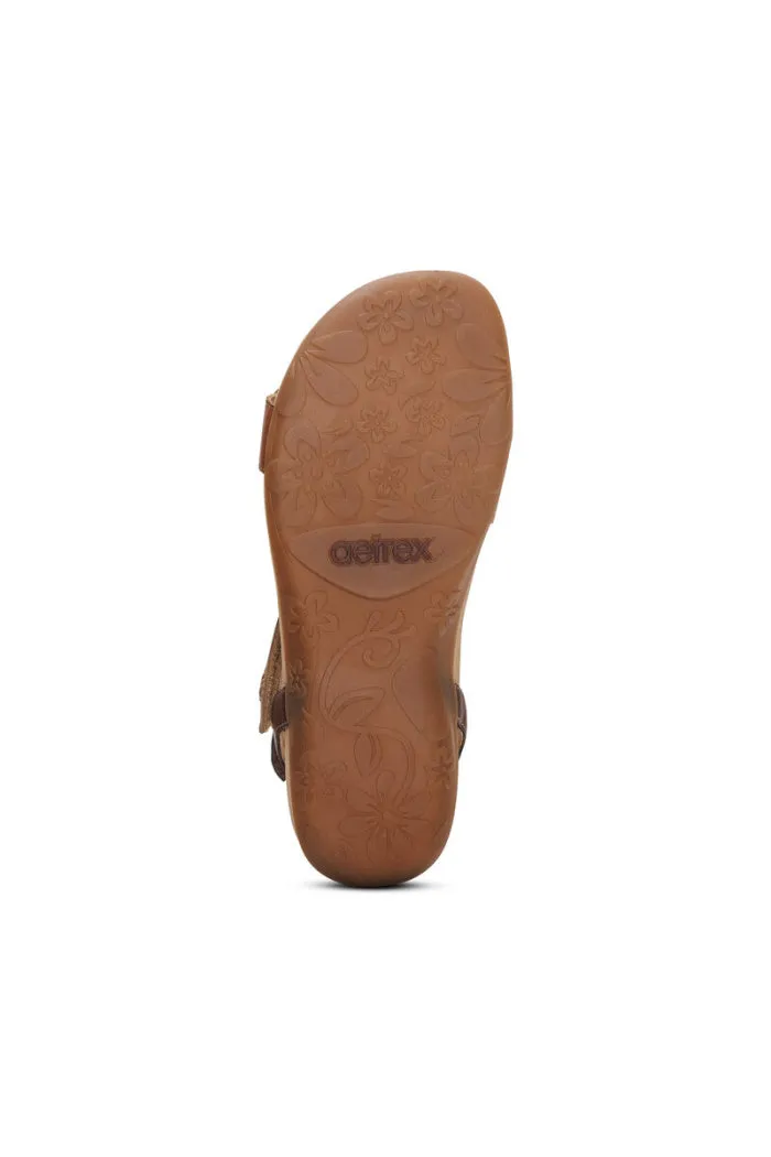 Aetrex Gabby Adjustable Quarter Strap Sandal