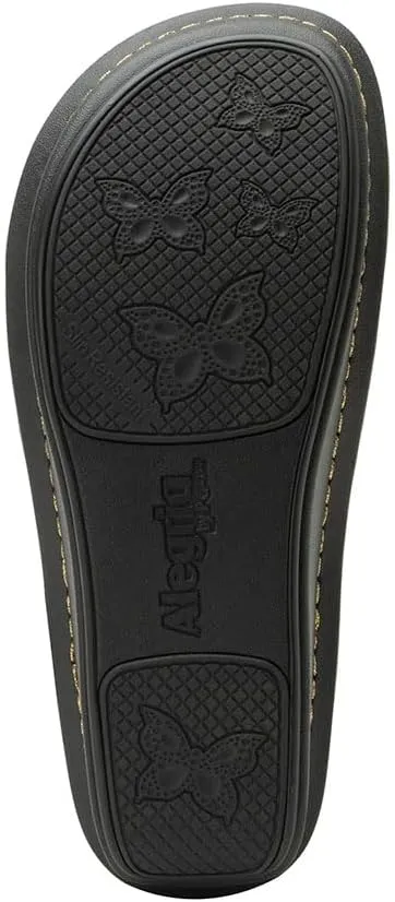Alegria Women Kelsi Cross Strap Adjustable Leather Sandal