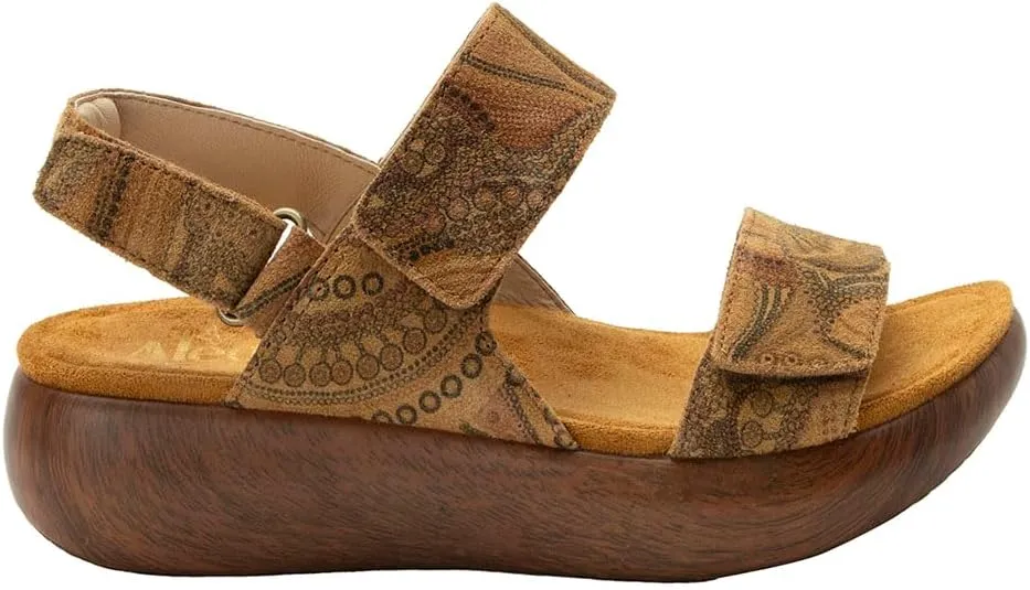 Alegria Womens Bailee Leather Sandal
