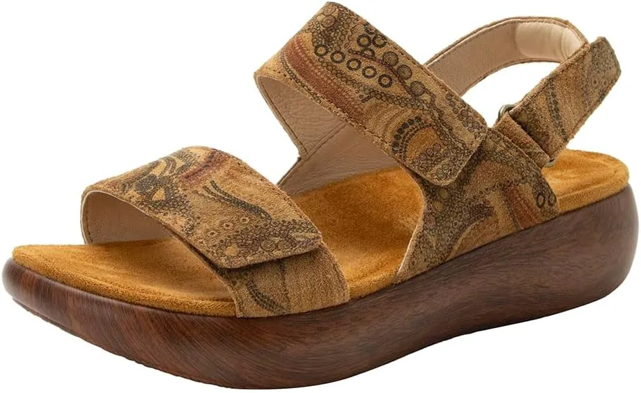 Alegria Womens Bailee Leather Sandal