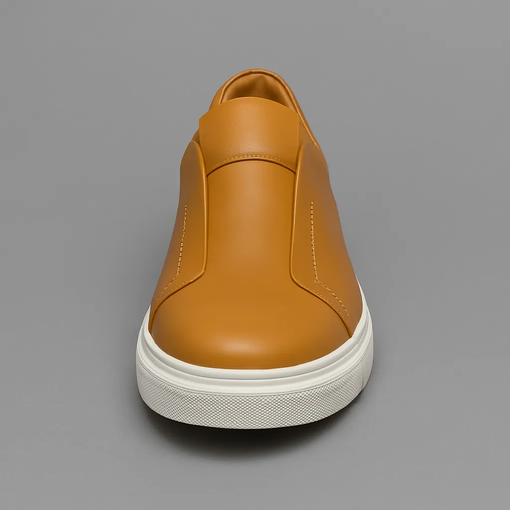Amber Leather Trainer