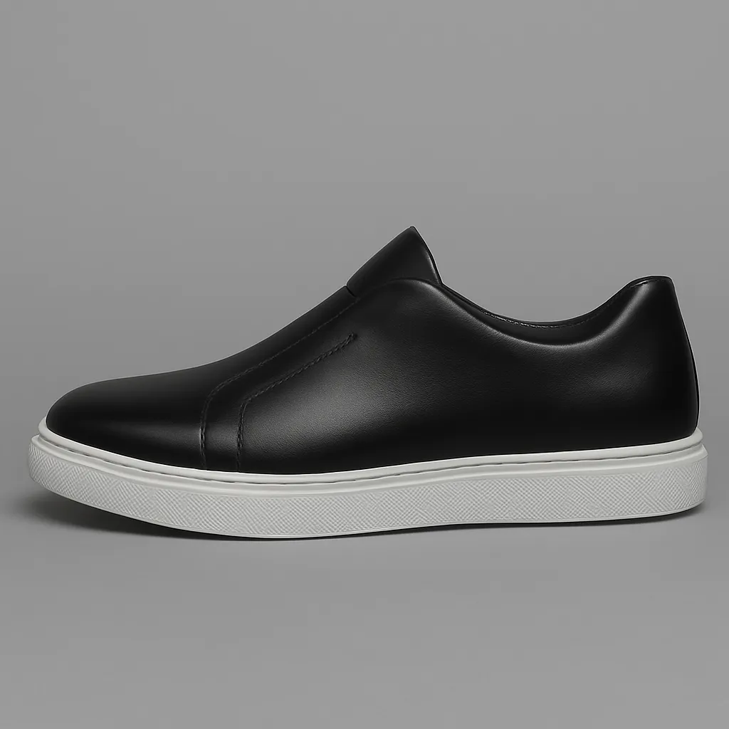 Amber Leather Trainer