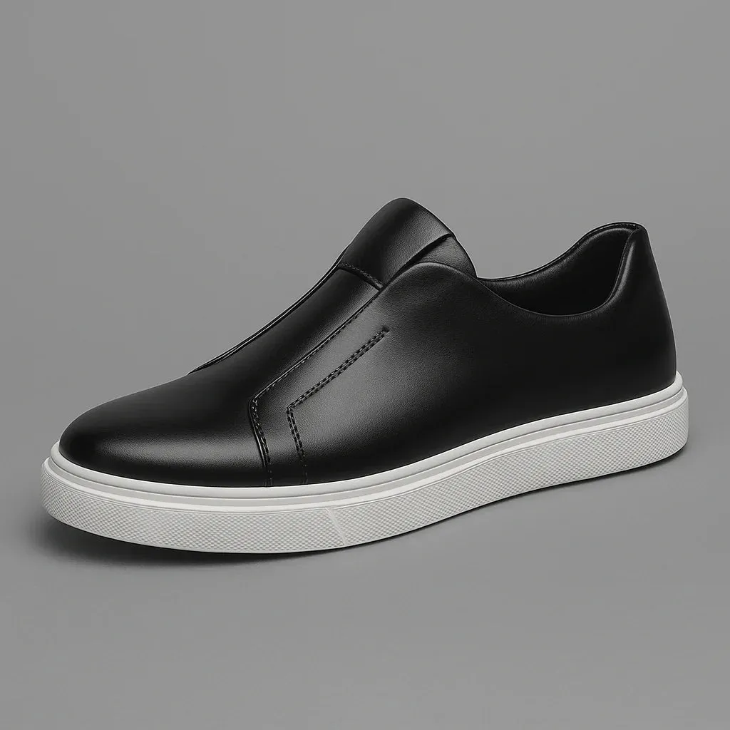 Amber Leather Trainer