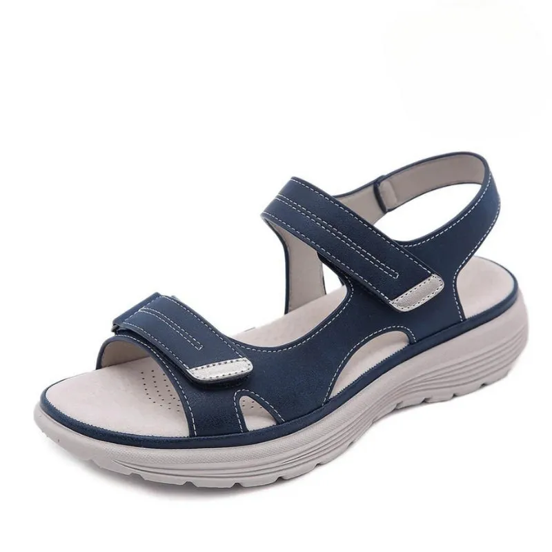Andie - Adjustable Platform Sandals with Two Straps