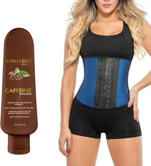 Ann Chery Corset Waist Trainer for Women’s Weight Loss - Colombian Waist Cincher - Latex Body Shaper - Included Lotion