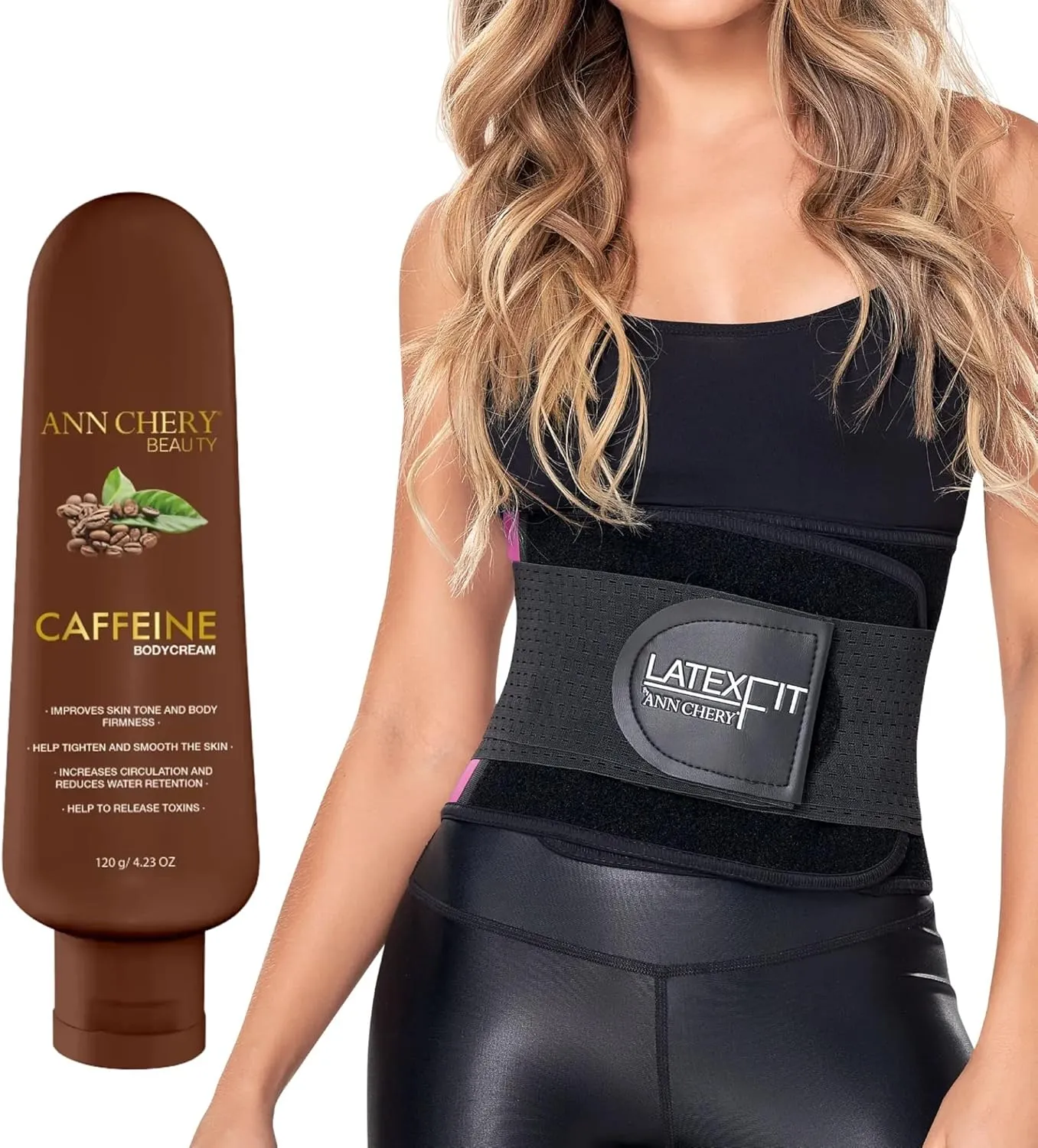 Ann Chery Corset Waist Trainer for Women’s Weight Loss - Colombian Waist Cincher - Latex Body Shaper - Included Lotion