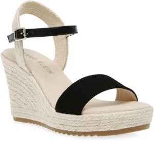 Anne Klein Womens Wella Rhinestone Ankle Strap Platform Sandals