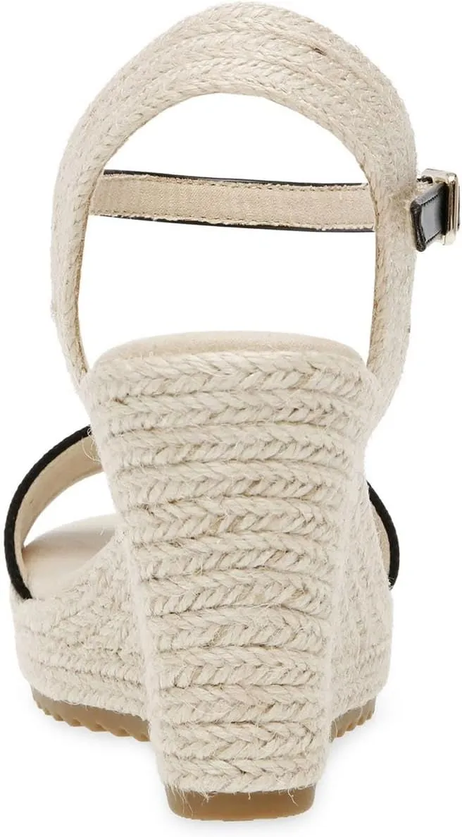 Anne Klein Womens Wella Rhinestone Ankle Strap Platform Sandals