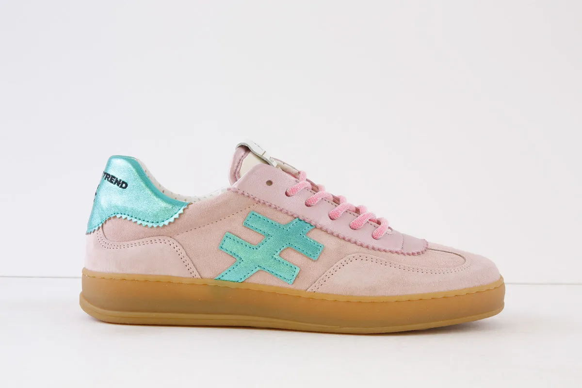 ANOTHER TREND - A032.11.66 LACED FASHION SHOE - PINK COMBI