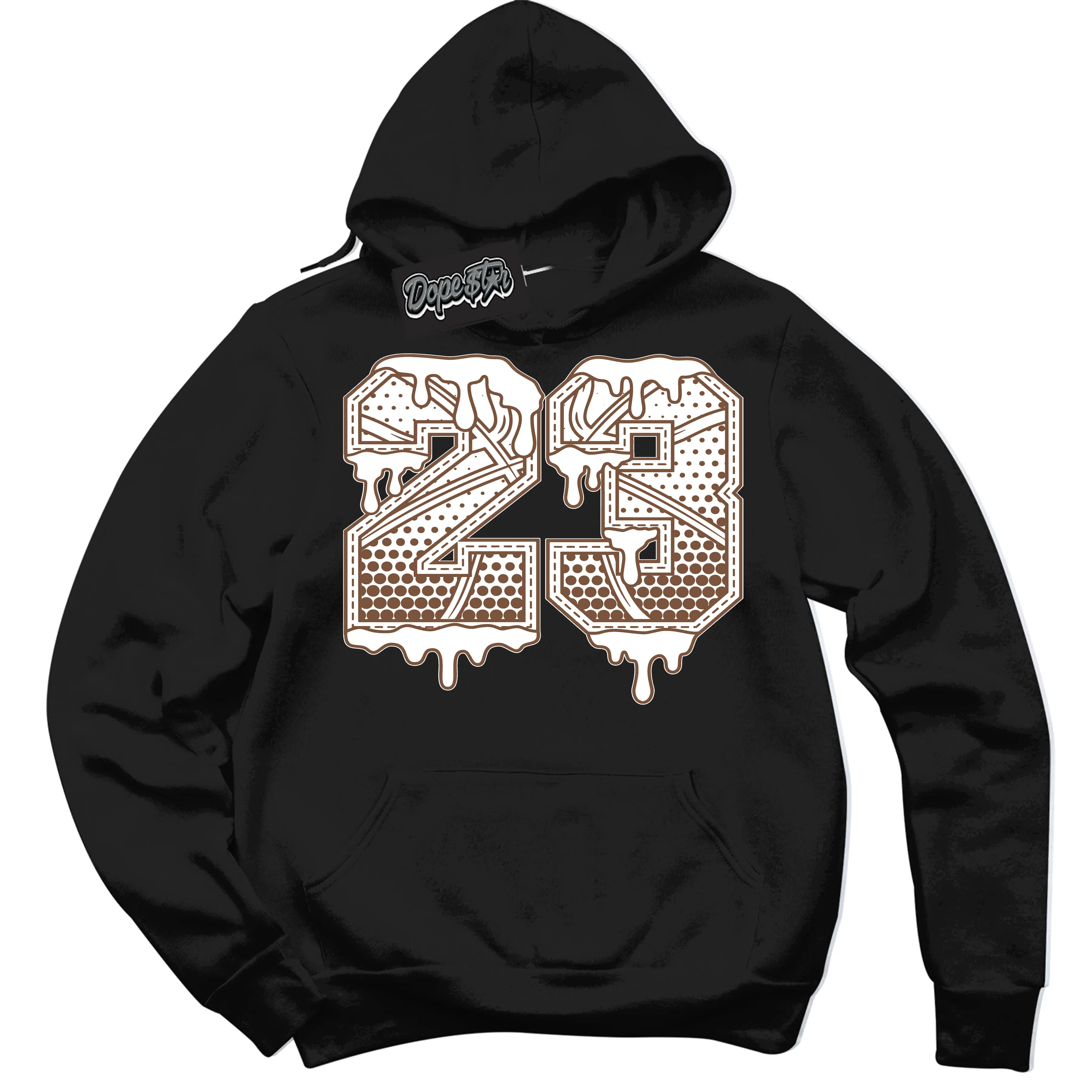 Archaeo Brown White 1s Sneaker Hoodie 23 Ball Graphic