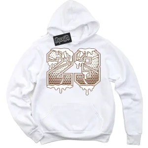Archaeo Brown White 1s Sneaker Hoodie 23 Ball Graphic