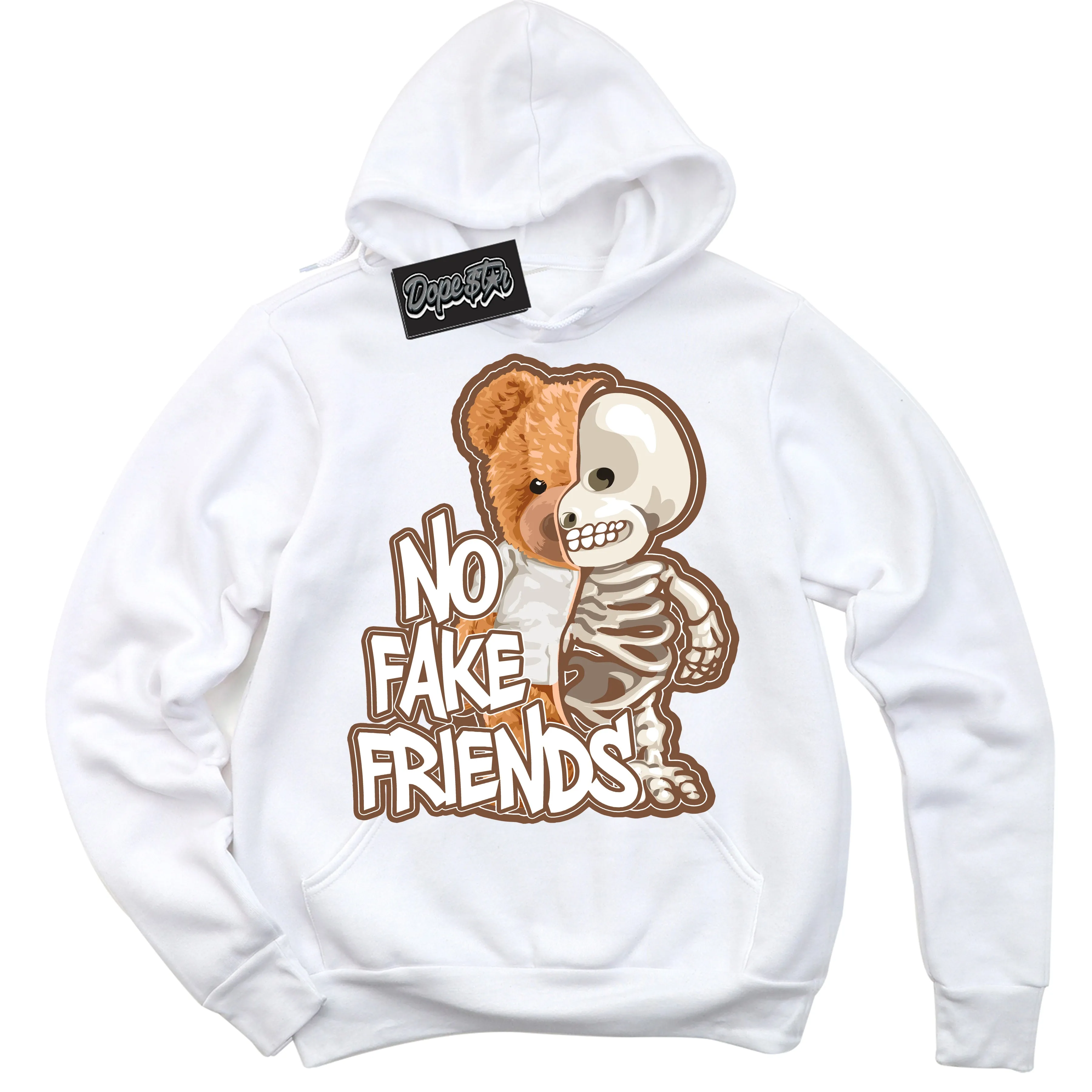 Archaeo Brown White 1s Sneaker Hoodie No Fake Friends Graphic