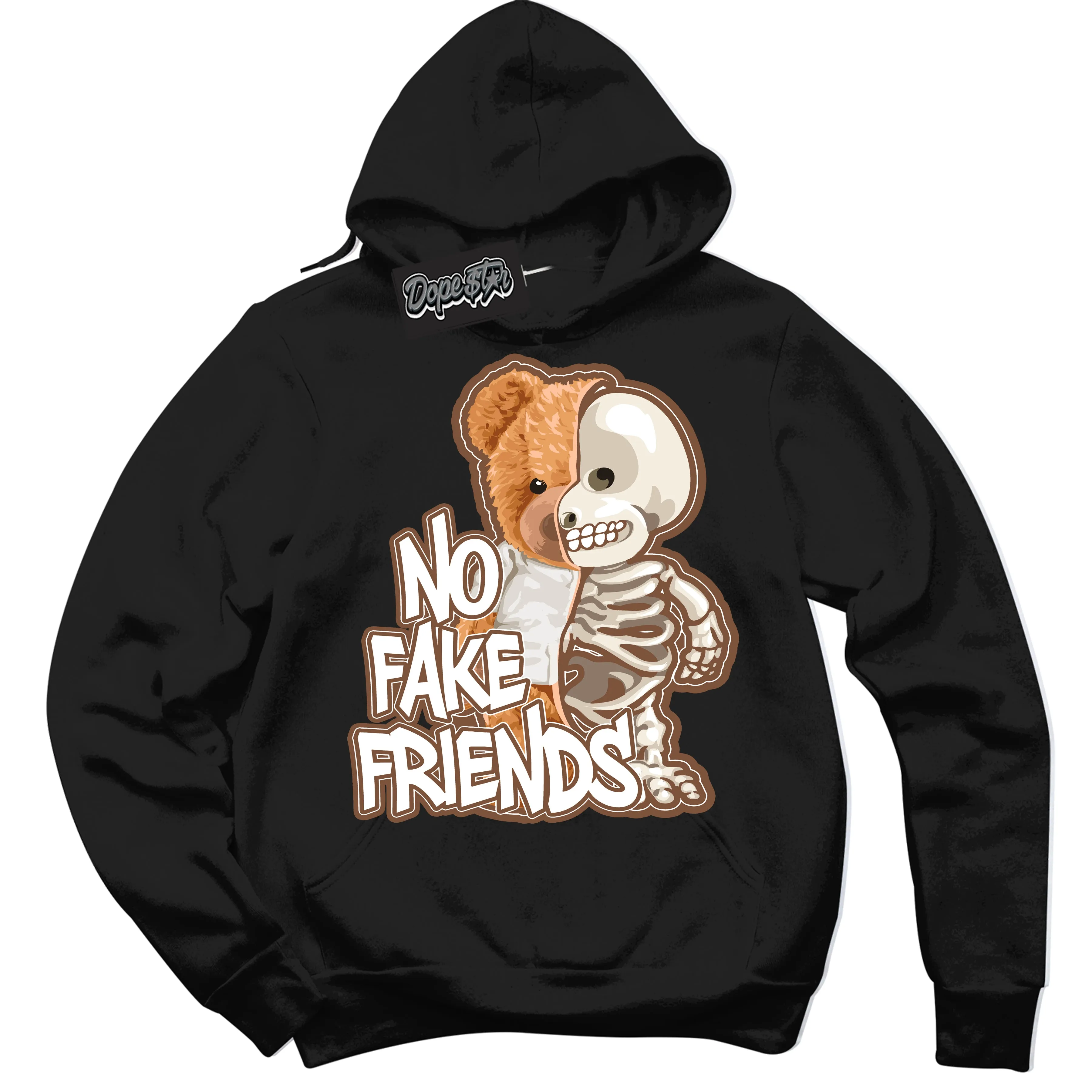 Archaeo Brown White 1s Sneaker Hoodie No Fake Friends Graphic