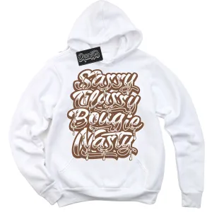 Archaeo Brown White 1s Sneaker Hoodie Sassy Classy Graphic