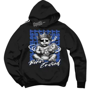 Astronomy Blue Dunk Sneaker Hoodie Born Envied Graphic