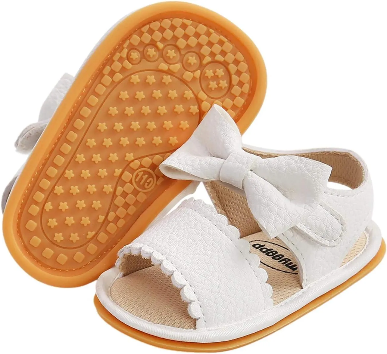 Baby Boys Girls Sandals Rubber Sole Outdoor First Walker Toddler Girls Boys Summer Shoes