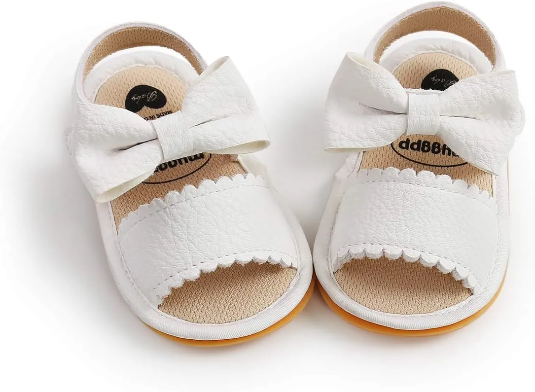 Baby Boys Girls Sandals Rubber Sole Outdoor First Walker Toddler Girls Boys Summer Shoes
