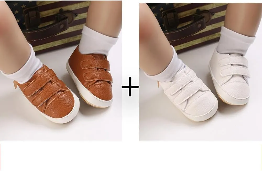 Baby Girls Boys Shoes Soft Anti-Slip Sole Newborn First Walkers High Top Canvas Denim Unisex Infant Sneaker