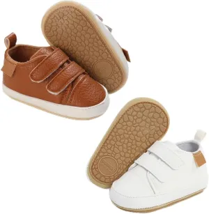 Baby Girls Boys Shoes Soft Anti-Slip Sole Newborn First Walkers High Top Canvas Denim Unisex Infant Sneaker