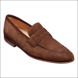 Barker Ledley Castagnia Suede Mocassin Slip On@