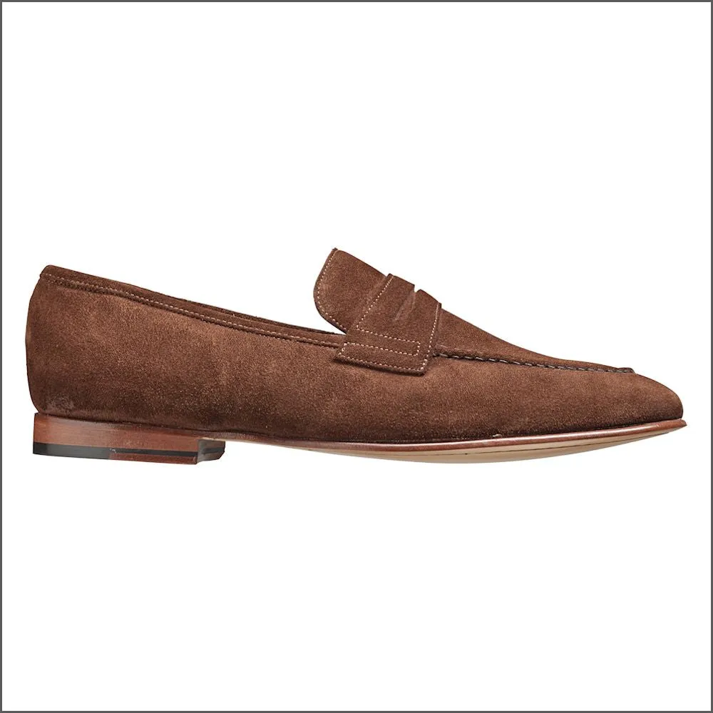 Barker Ledley Castagnia Suede Mocassin Slip On@