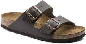 BIRKENSTOCK Women's 51101 Arizona Leather Sandal, Dark Brown, 42