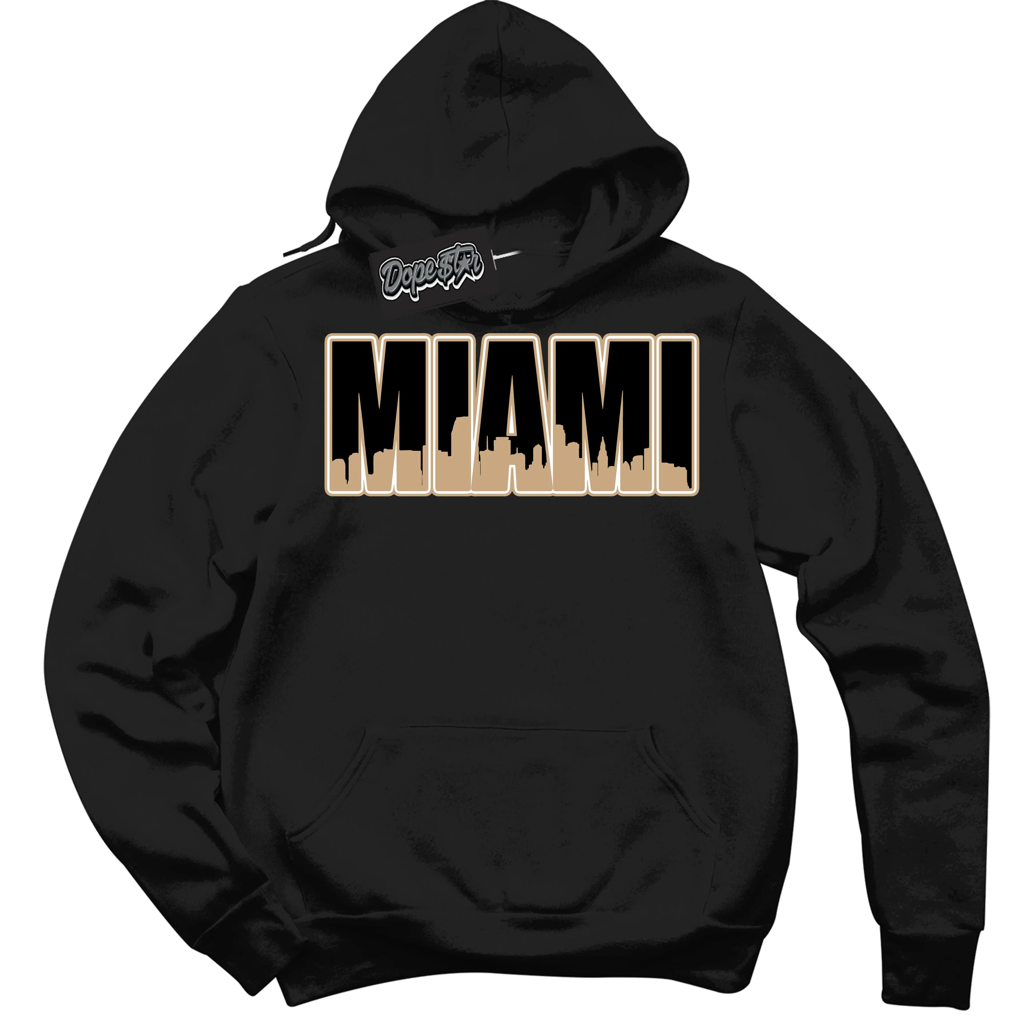 Black Anthracite Sesame Dunk Sneaker Hoodie Miami Graphic