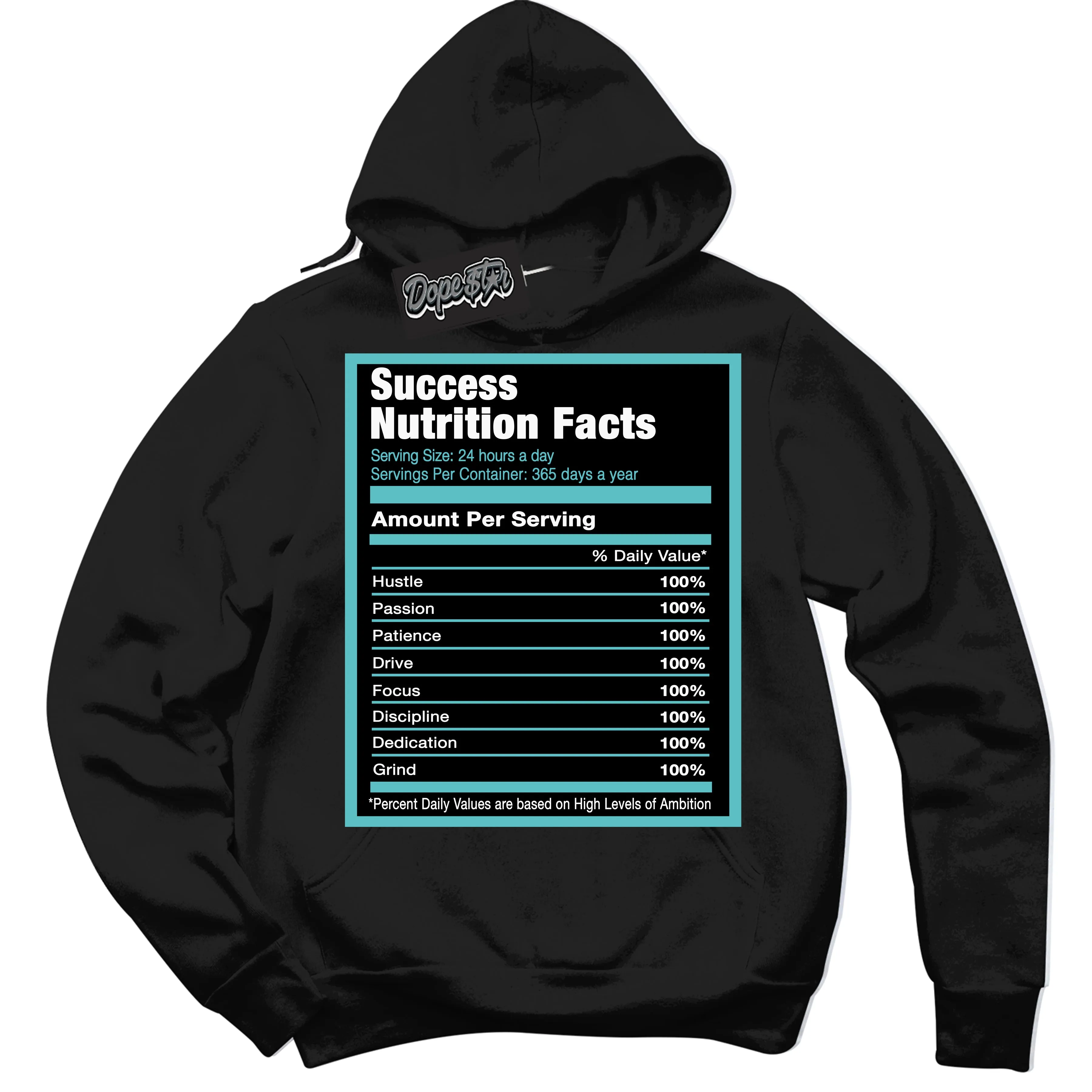 Black Dusty Cactus Dunk Sneaker Hoodie Success Nutrition Graphic