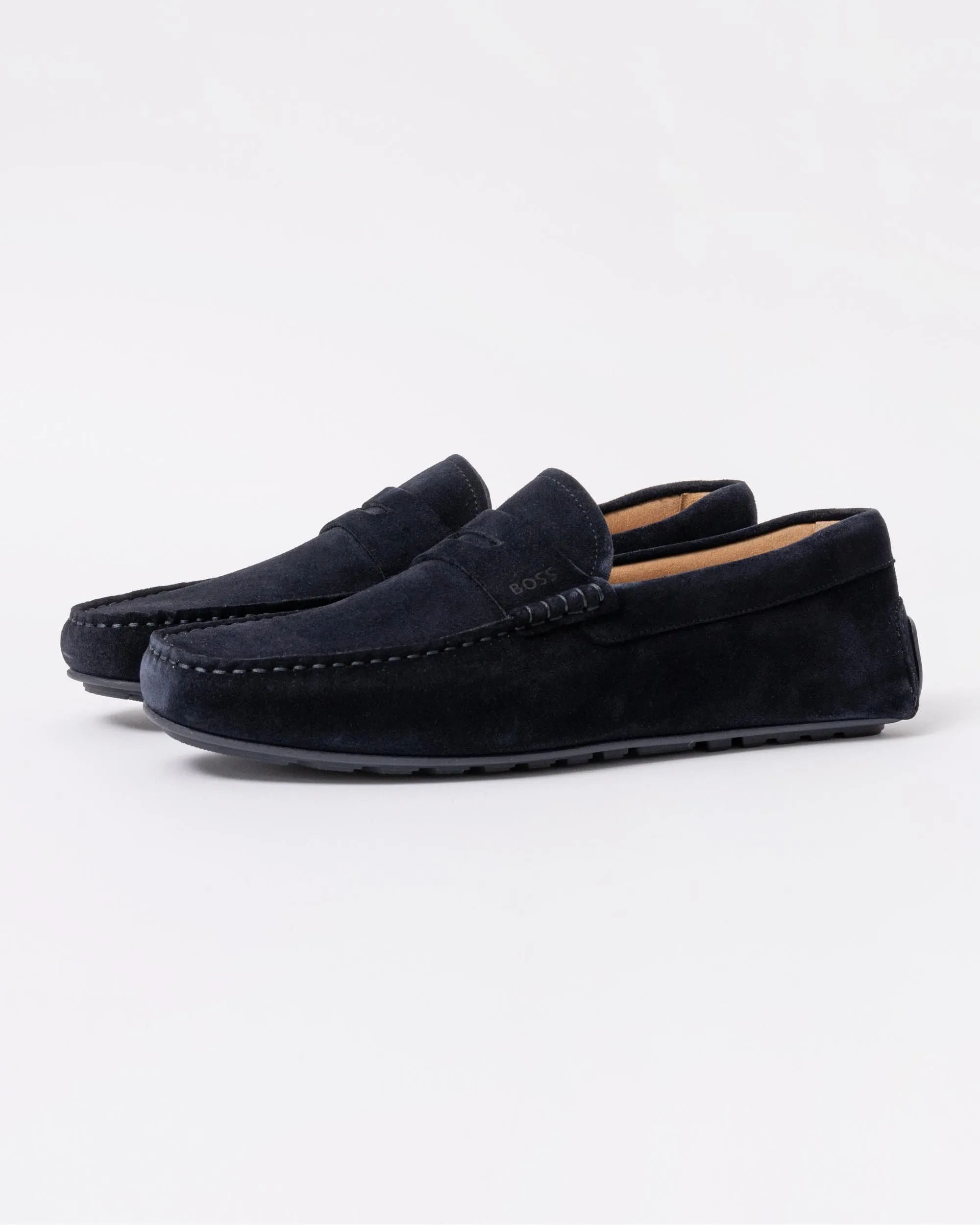 BOSS Orange Noel Mens Suede Driving Moccasins
