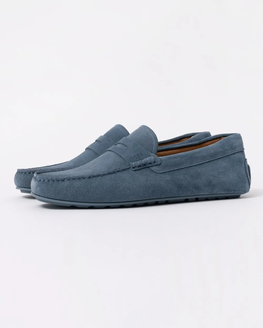 BOSS Orange Noel Mens Suede Driving Moccasins