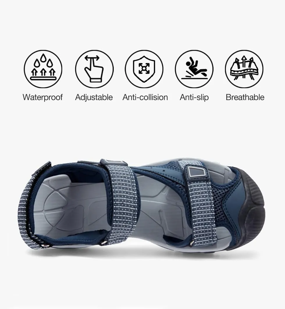 CAMEL CROWN Women's Hiking Sandals Waterproof Closed Toe Water Sandals Comfort Adjustable Athletic Outdoor Sandals for Summer Beach Hiker Trekking Camping