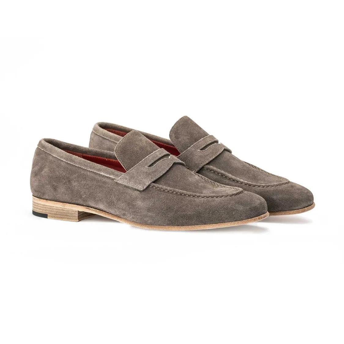 Cannes Moccasin - Grey Suede