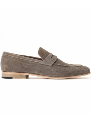 Cannes Moccasin - Grey Suede