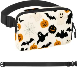 Cartoon Halloween-387 Unisex Style Fanny Pack: Fashion Waist Packs, Crossbody Bags Sport Slim Fashionable for Jogging Hiking Hiker Woman Man