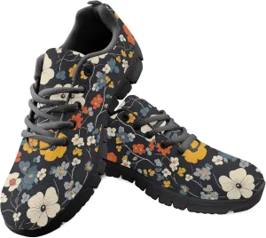 Casual Shoes for Teens Womens Trainer Running Travel Sneaker Walking Low Heel Lace Up Teens Adults Lightweight Sneakers