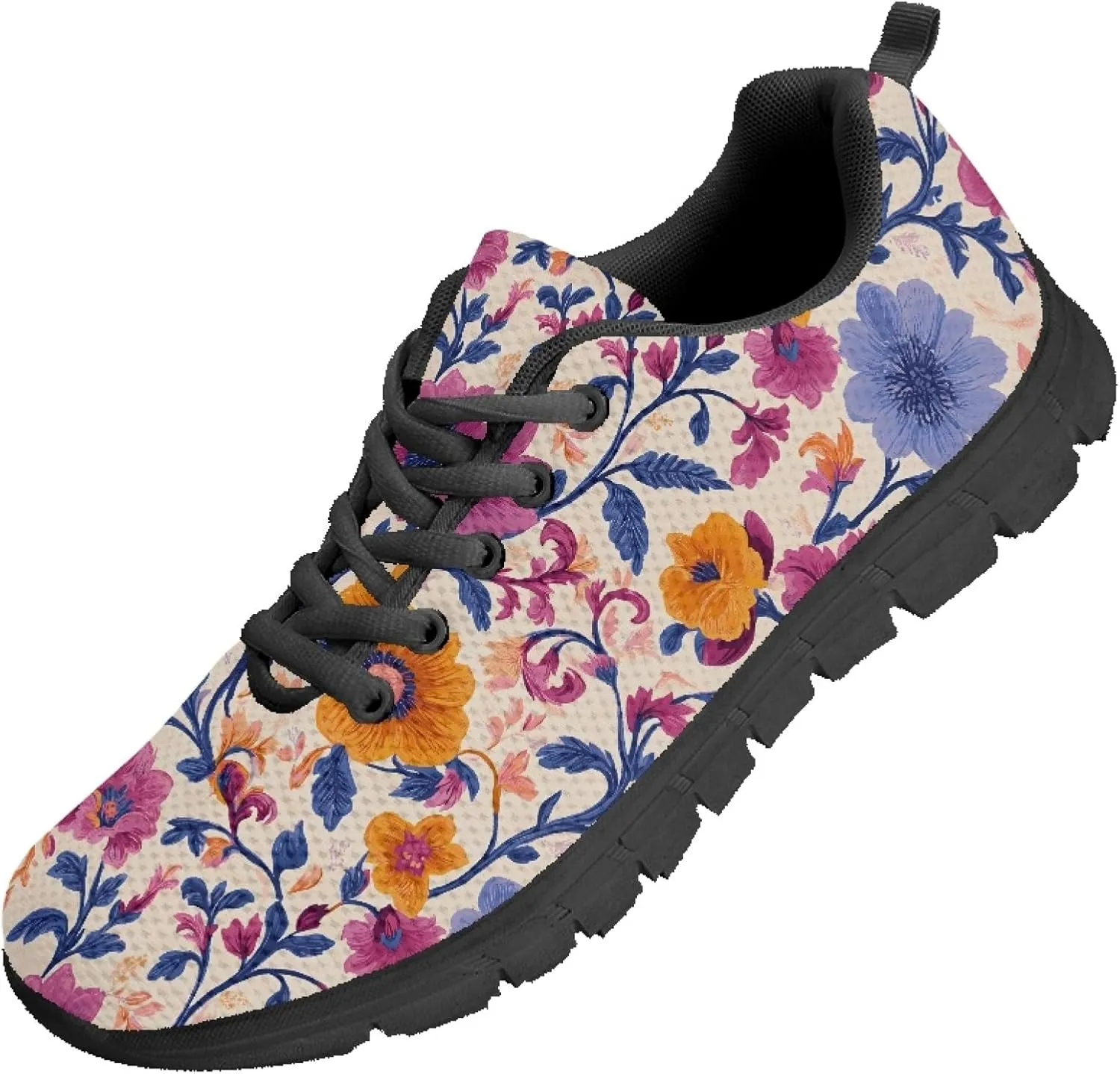Casual Shoes for Teens Womens Trainer Running Travel Sneaker Walking Low Heel Lace Up Teens Adults Lightweight Sneakers