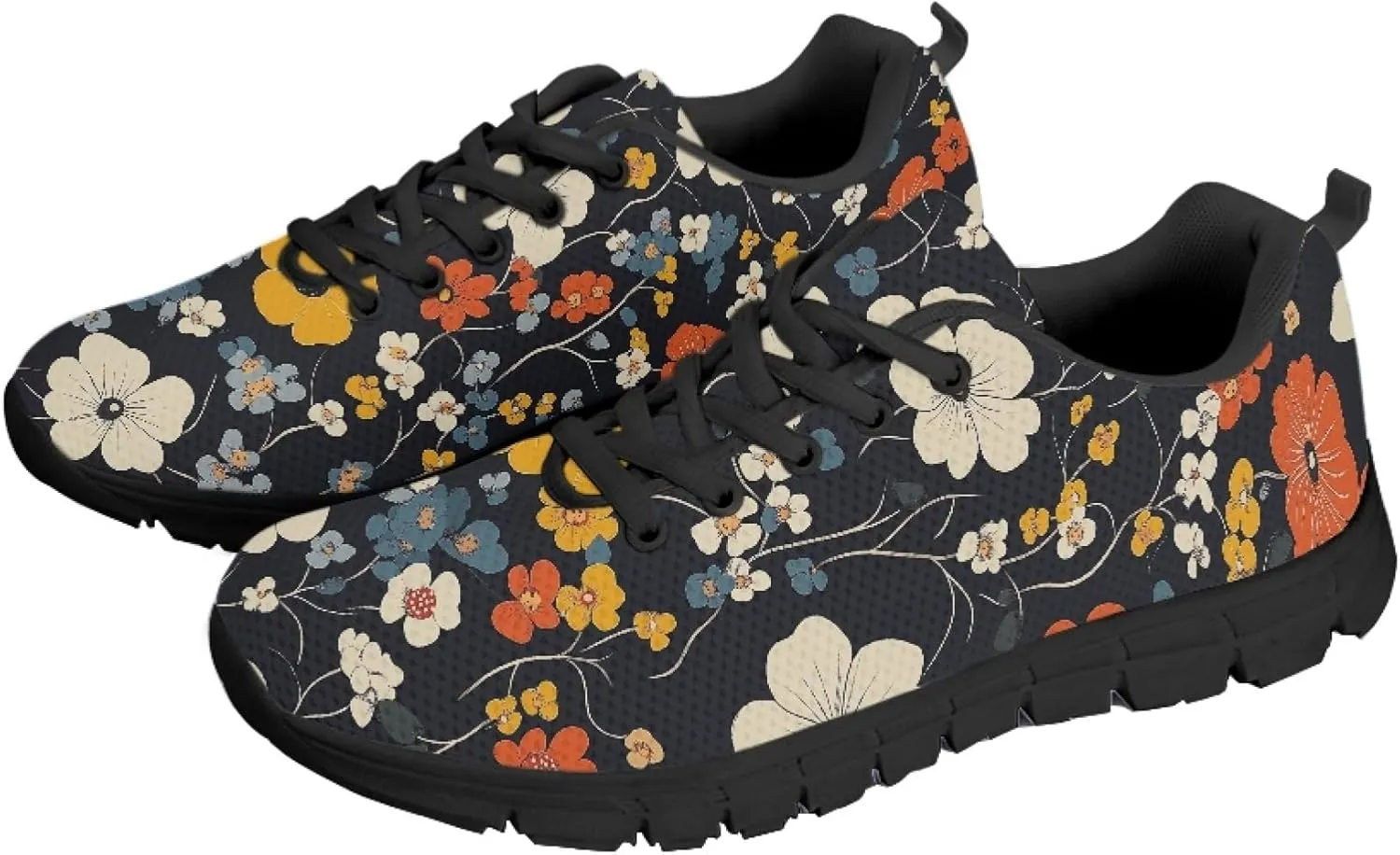 Casual Shoes for Teens Womens Trainer Running Travel Sneaker Walking Low Heel Lace Up Teens Adults Lightweight Sneakers