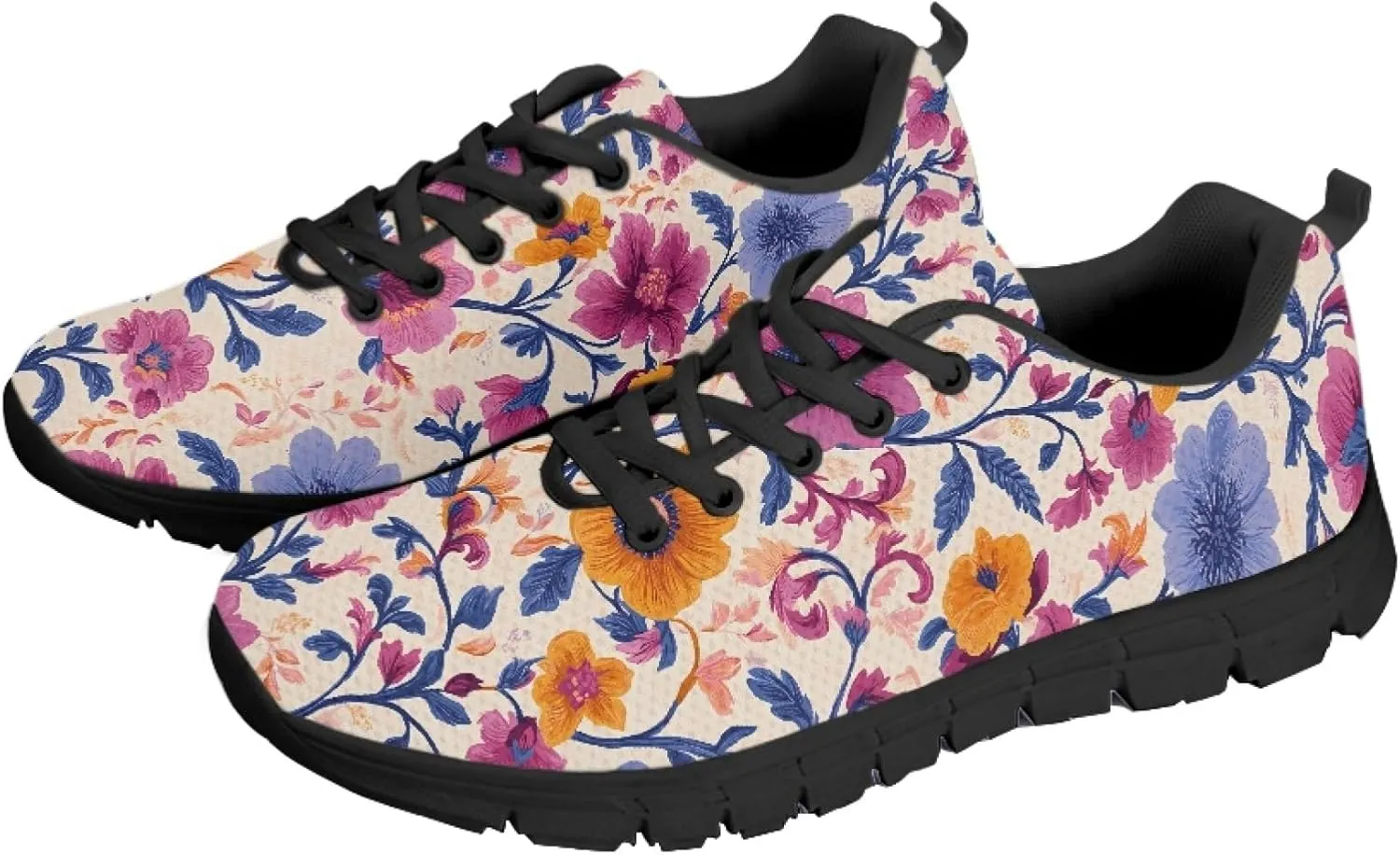 Casual Shoes for Teens Womens Trainer Running Travel Sneaker Walking Low Heel Lace Up Teens Adults Lightweight Sneakers