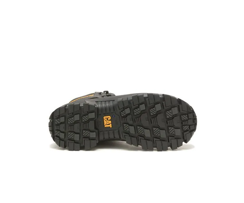 Caterpillar Men's Invader Hiker Waterproof Composite Toe Work Boot Coffee Bean | Black