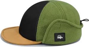 CLAPE Waterproof Winter Baseball Cap with Visor & Earflaps for Men, Women Outdoor Sherpa Fleece Trapper Hat with Ear Flaps