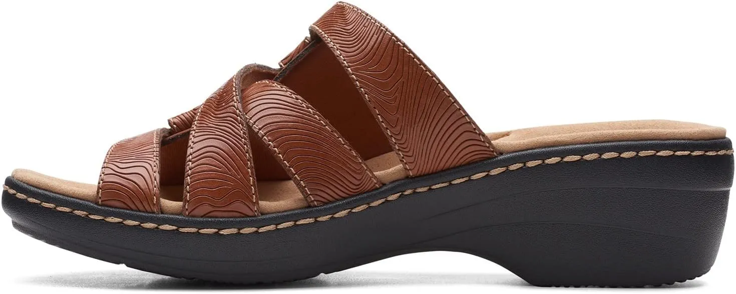 Clarks Women's Merliah Karli Sandal, Tan, 7.5
