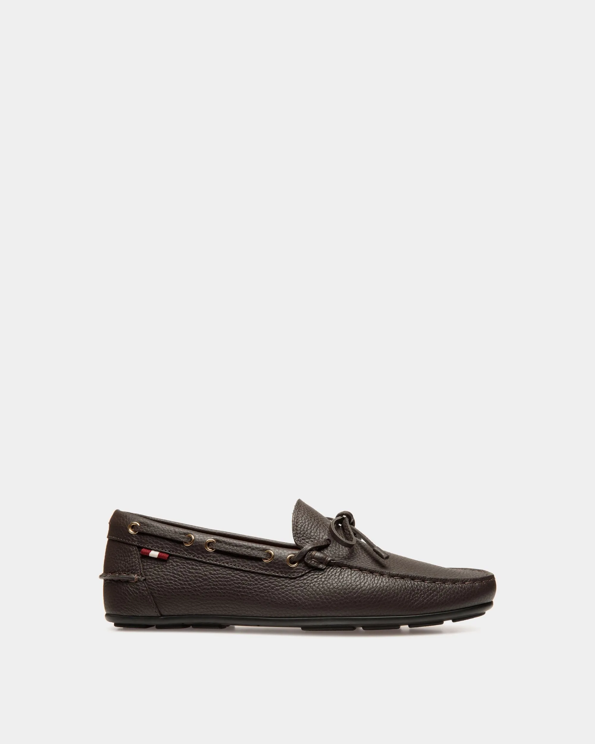 Clay Driver in Ebano Grained Leather