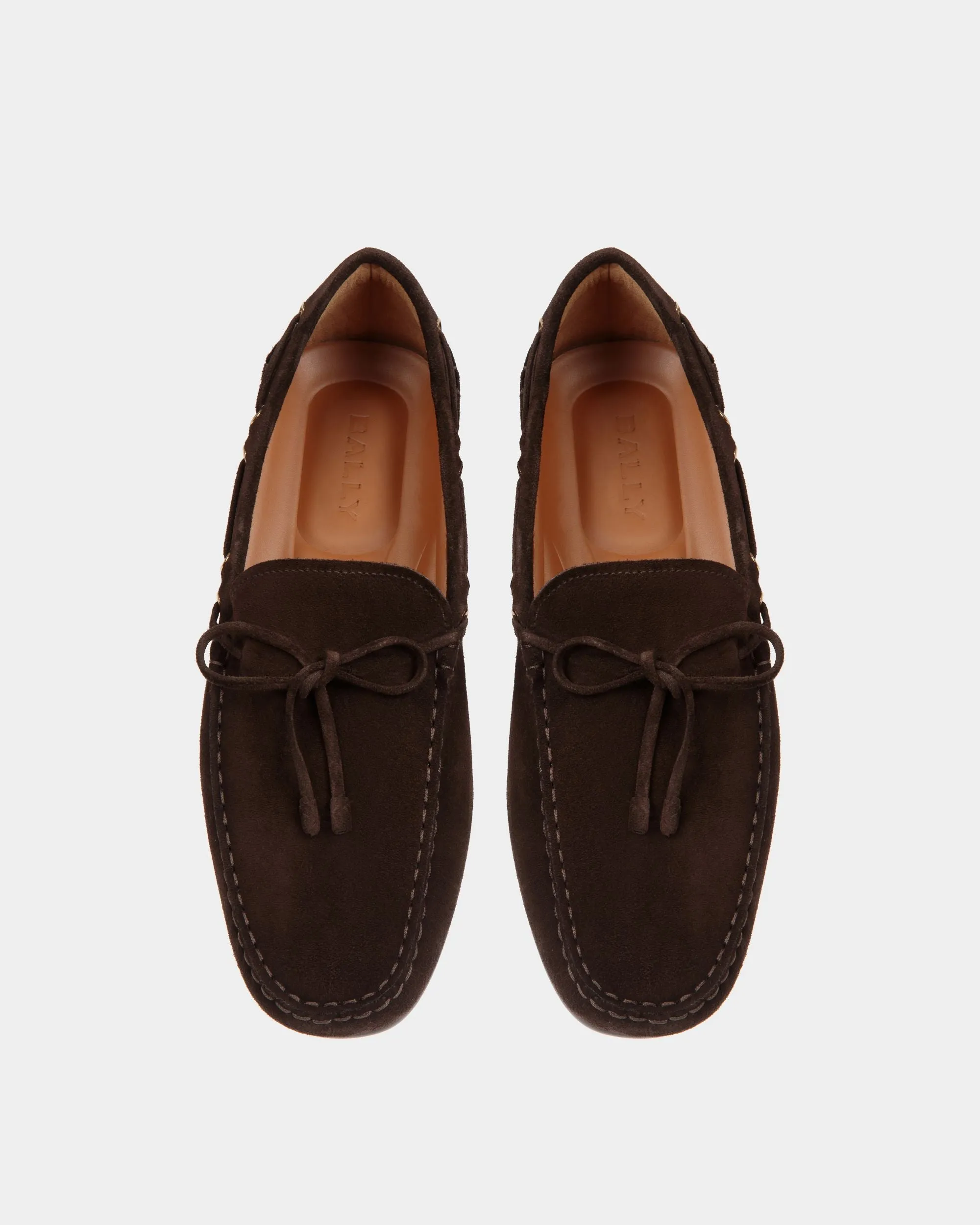 Clay Driver in Ebano Suede