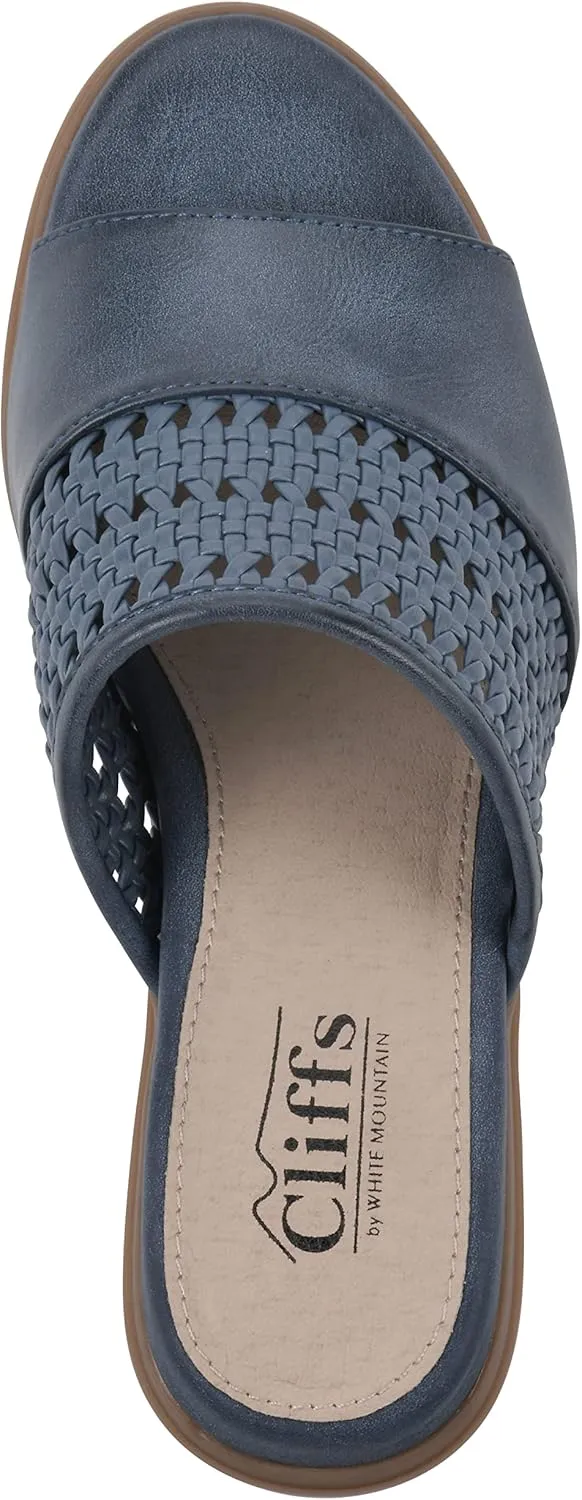 CLIFFS BY WHITE MOUNTAIN Women's Corley Block Heeled Sandal