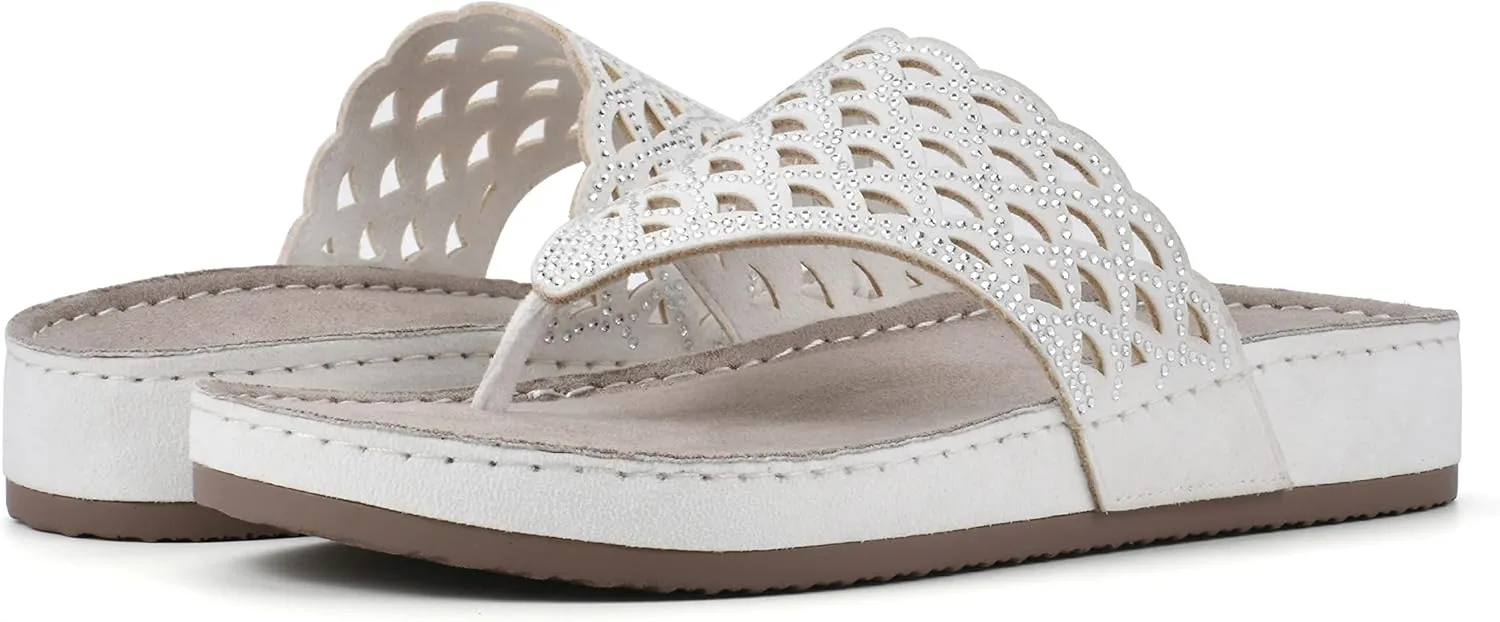 CLIFFS BY WHITE MOUNTAIN Women's Hoffard Mini Wedge Sandal