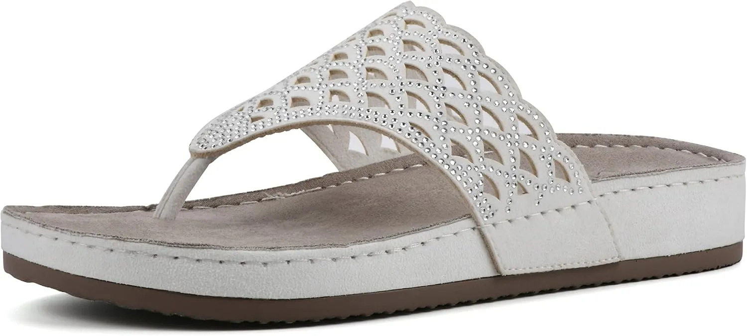 CLIFFS BY WHITE MOUNTAIN Women's Hoffard Mini Wedge Sandal