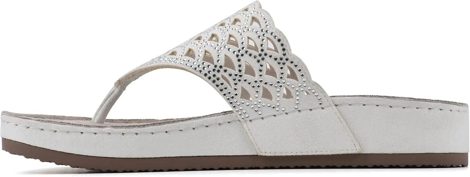 CLIFFS BY WHITE MOUNTAIN Women's Hoffard Mini Wedge Sandal